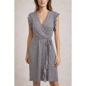 sachin and babi light blue dress New Anthropologie Let Me Be Embroidered Open-Back Maxi Dress sz Small